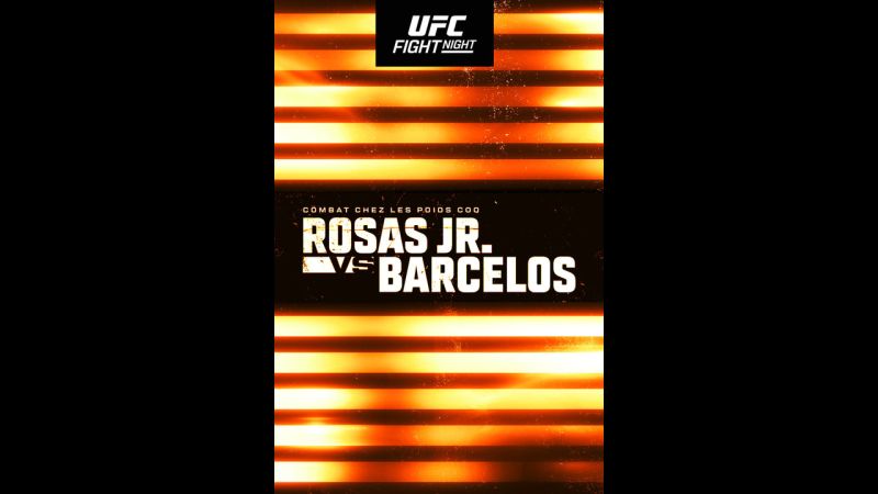 UFC Fight Night: Rosas Jr. c. Barcelos, combats préliminaires
