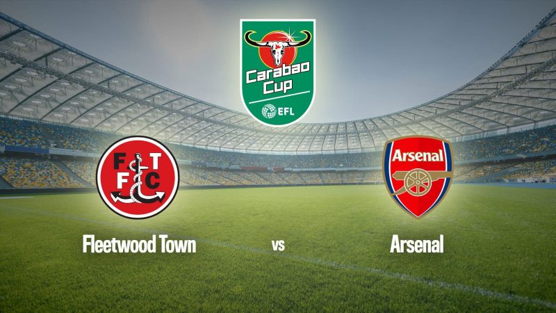 Football : Coupe de la Ligue anglaise | Fleetwood Town / Arsenal